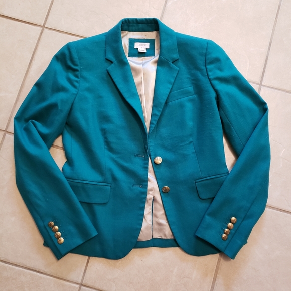 J. Crew teal blazer - Picture 8 of 10